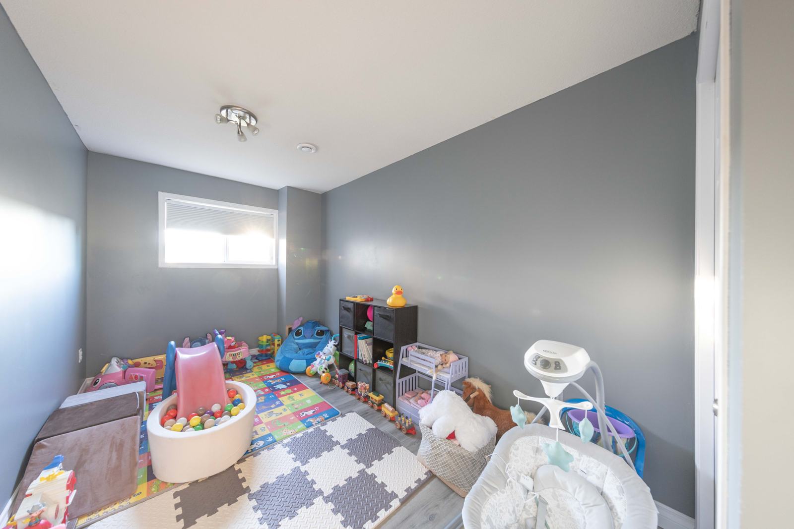 Lower bedroom or playroom