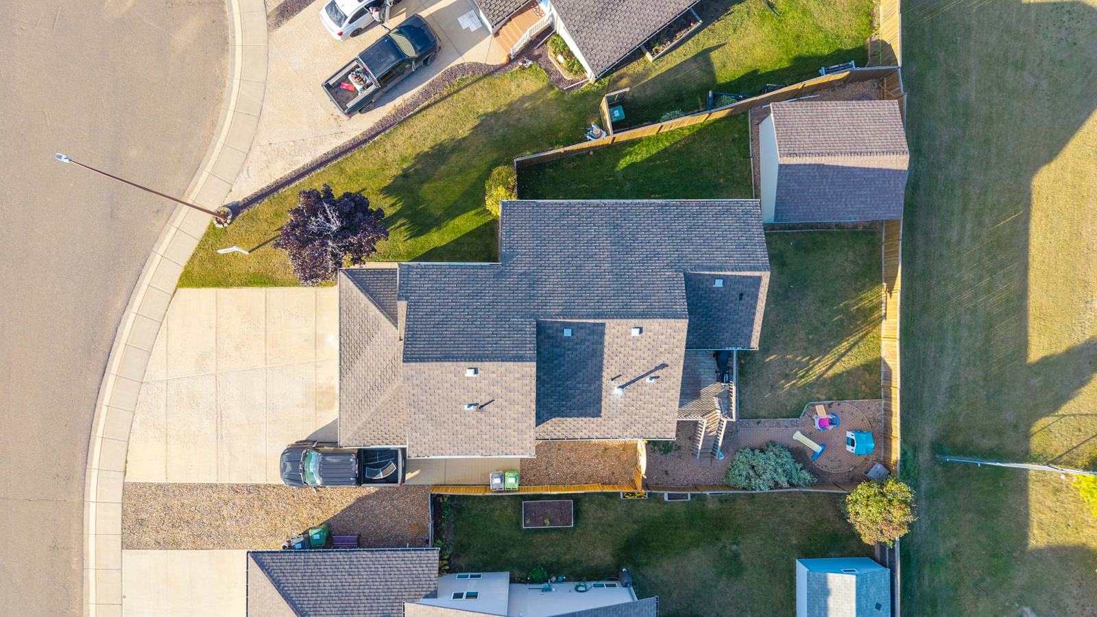 From above · the home